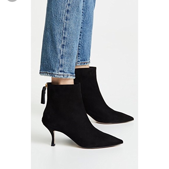 Stuart Weitzman Shoes - Stuart Weitzman Juniper 70mm Leather Zip Booties